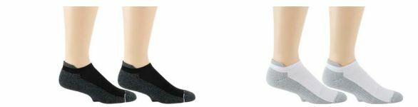 Dr. Motion Mens Mild Compression Ankle Socks, 4 Pairs