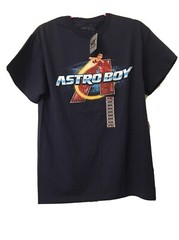 Astro Boy Hot Topic Men&rsquo;s Medium Graphic Tee Crew Neck Tee Dark Blue