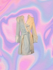 Bebe Cream Wool Coat