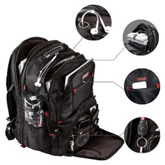 Extra Large TSA Friendly Durable Travel Backpack Anti-Theft 17&Prime; Laptop Bag