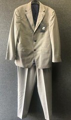M&S Wool 2 Button Mini Houndstooth Suit 38 TD016 MM 07