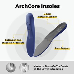 FitVille Men&rsquo;s Extra Wide Slip On Walking Shoes Arch Support Sneakers