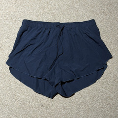A&F Active Women’s Navy Solid Athletic Pull-On Shorts Elastic Waist Gym Run