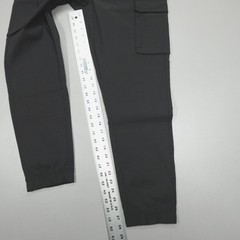 Kenneth Cole Performance Tech Jogger Cargo Tapered Woven Nylon Stretch Black