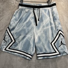 New S Nike Air Jordan Dri-Fit Diamond Woven Mesh Shorts Lightning FN5804-436 Men