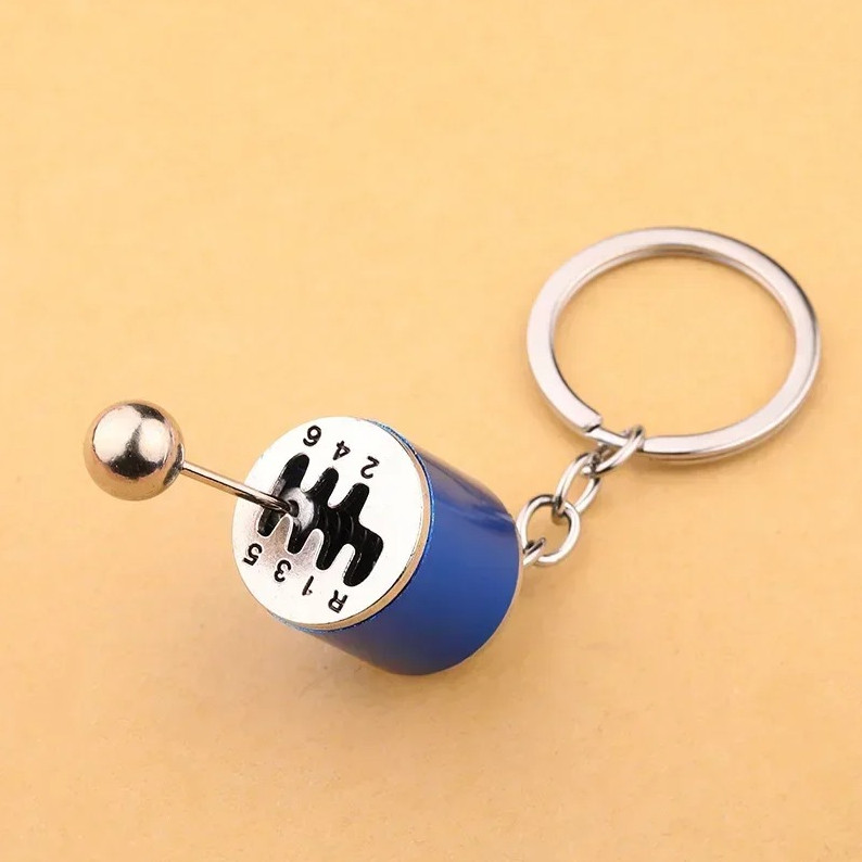 1 pc Mini Turbocharger Gear Shift Keychain Metal Car Styling Keyring Gift