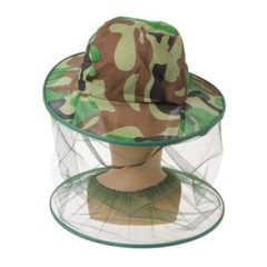 2Pcs Beekeeping Hat Face Head Protector Cap Protection Mosquito Bee Net Veil US