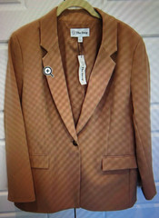 NWT The Drop Women Size Large Blake Long Blazer Jacket Praline