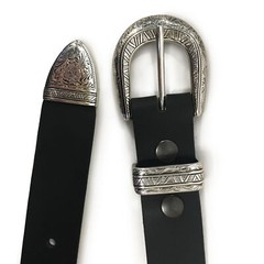 1 1/4&Prime; South Western Handmade Solid Buffalo Leather Belt