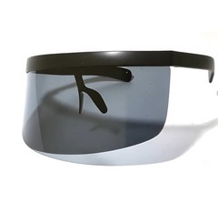 Oversized Visor Protective Sunglasses Single One Piece Lens Shield Face Cover