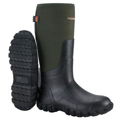 HISEA Men&rsquo;s Rain Boots Waterproof Insulated Fishing Hunting Farm Mud Work Boots