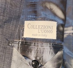 Collezioni LUomo Mens 60L Loro Piana Super 130s Wool Suit Jacket Bologna Italy