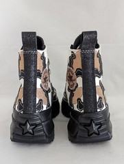 CONVERSE Run Star Hike Hi Sneakers Leopard Glitter Women&rsquo;s US 4.5 EU 35 VEUC! *
