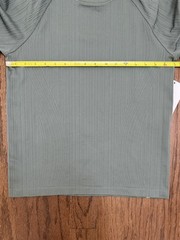 lululemon Size 12 RestLess Pullover Green Contour Variegated Rib Willow Leaf NWT