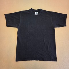 Pro Club Y2K Vintage Heavyweight Crew Neck T-Shirt Black Sz Large Made In USA