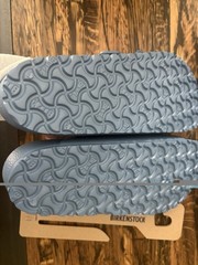 Birkenstock Arizona EVA Blue 2-Strap Adjustable Buckle Slide Sandals EU 44 US 11
