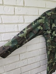 Vtg Vietnam Era ERDL Jungle Jacket Fatigue Poplin Med-Reg/ Mint-New Old Stock
