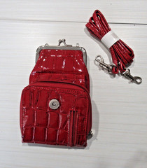WALLETS WITH SHOULDER STRAP, CHANGE SECTION , CC, HOLDER PLUS