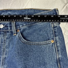 Levi&rsquo;s 505 Regular Fit Men&rsquo;s Blue Jeans Dark Wash Sz 38×29 Straight Leg