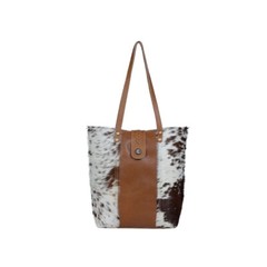 Myra Bags – Grizzly Bear Canvas & Hairon Bag