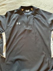 UNDER ARMOUR Loose All Season Black 1/4 Zip Pullover Men&rsquo;s Size L Coors Light