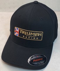 Triumph Racing Emb. Patch Flexfit 6377 Brushed Twill /Black L/XL 7 1/8&Prime; – 7 5/8&Prime;