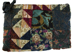 Donna Sharp small colorful zip bag, 4-1/2&Prime; H x 6-1/2&Prime; W, New