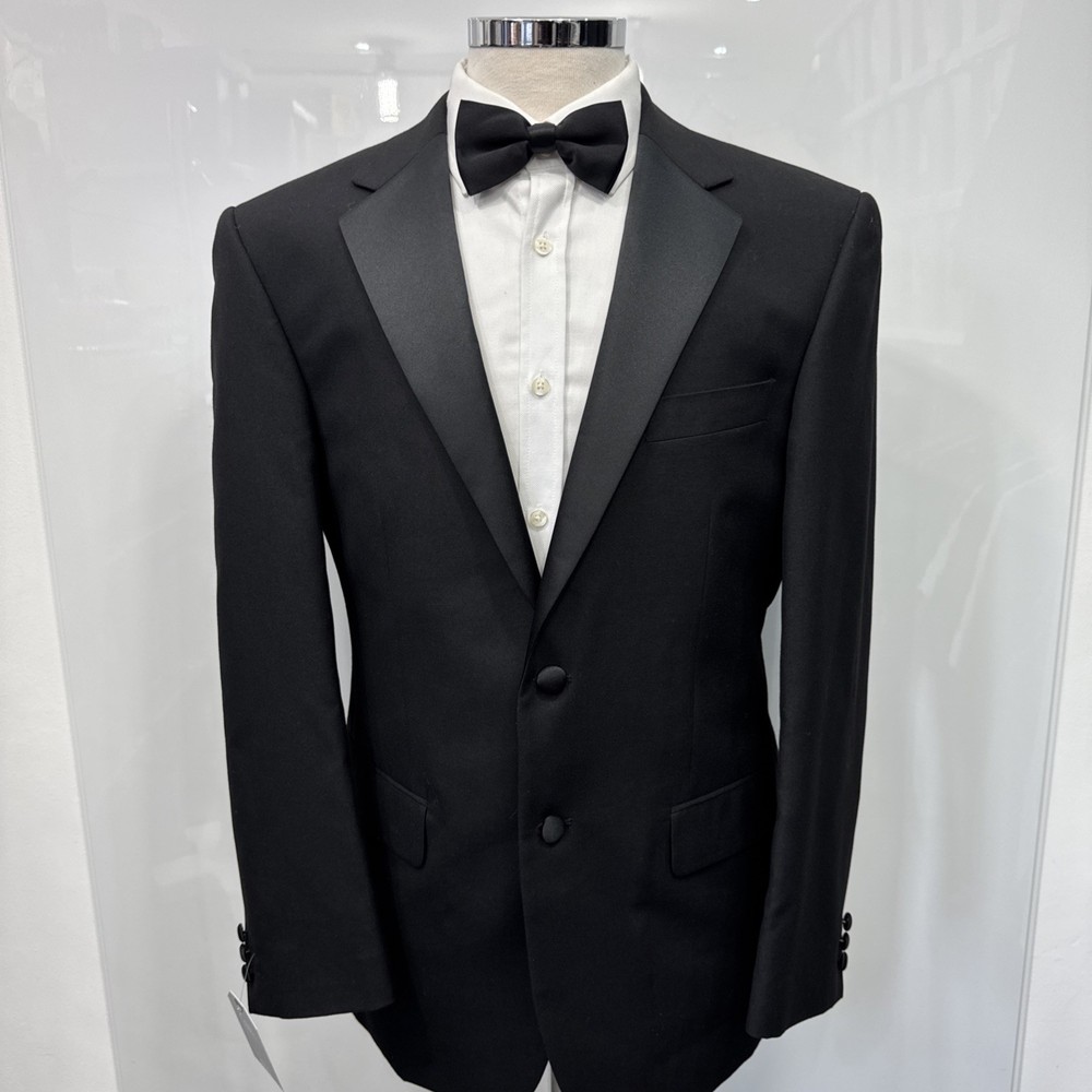 M&S TAILORING Black Regular Fit Machine Washable Dinner Jacket Tuxedo C38M