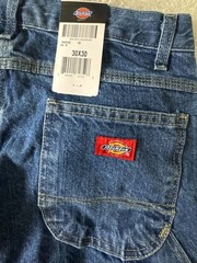 Dickies Relaxed Fit Carpenter Jeans 30×30 Stone Washed Indigo