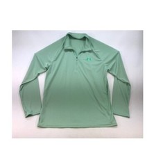 NWT Under Armour Men&rsquo;s Tech 2.0 1/4 Zip-up Green Long-Sleeve T-Shirt UA69