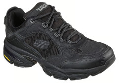 NEW MENS SKECHERS VIGOR 3.0 Black LEATHER Shoes AUTHENTIC IN BOX