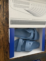 Birkenstock Arizona EVA elemental Blue 2-Strap Buckle Sandals EU 43 US 10