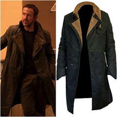 Blade Runner Ryan Gosling Coat | Officer K Blade Runner 2049 Style Trench Coat