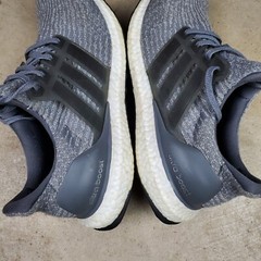 Adidas Ultraboost 3.0 Shoes Women&rsquo;s 8 « Grey Three » White Sneakers S82052