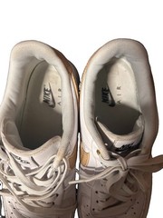 Nike Air Force 1 ‘07 Low White Tan Sesame Swoosh Men’s Size 11 CU6725-100