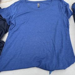 Next Level Cotton Short Sleeve T-Shirt 3600 Blue Sizes 2X & Is NEW