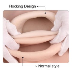 9th K Cup Silicone Breast Forms Fake Boobs Warm Breast Plates on Flocking Design