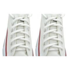 2 Pairs Oval 36&Prime;,45&Prime; Athletic Sports Sneaker « White » Shoelace Strings