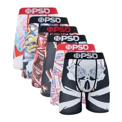 6-Piece PSD Underwear Briefs Set – 14 Style Options, Comfortable Men’s Boxers