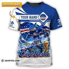 Hot Unisex 3D Shirt – Custom Cape Verde World Cup 2026 Shirt VK13882