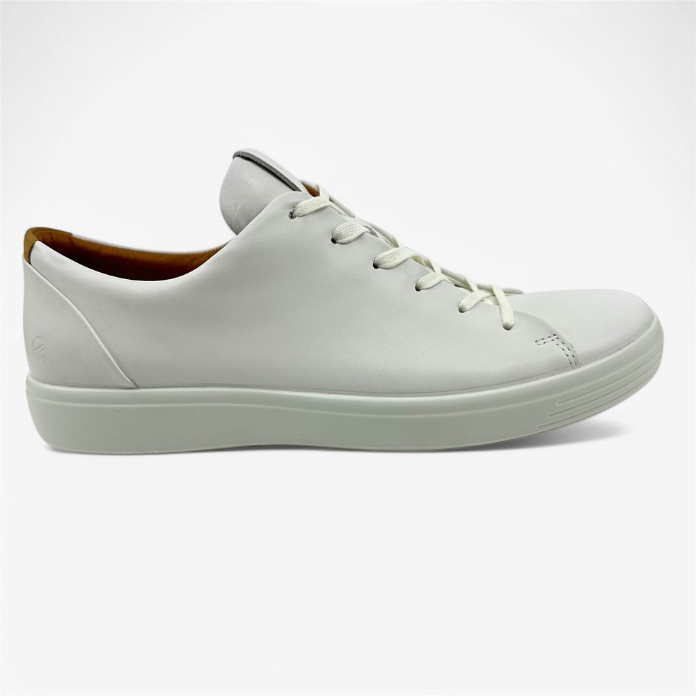 ECCO Soft 7 White Mens Casual Sneaker