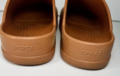Crocs Dylan Clog Cognac Brown Mule Excellent Condition M 4 W 6 Shoes Slip On