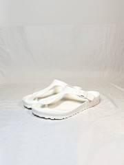 Birkenstock Unisex White Gizeh EVA Thong Sandals~EU-39/US L-8/M-6~