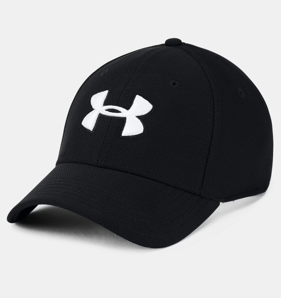 Under Armour UA Blitzing 3.0 Stretch Fit Mens Hat – Black White Blue Red Gray