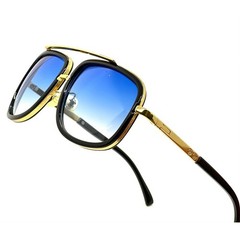 Rectangular Sunglasses Retro Classic Driving Outdoor Style Trendy Demi Pilot New