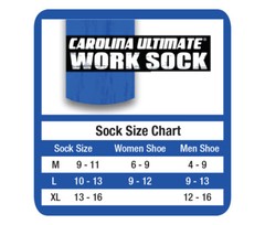 Carolina Ultimate Men&rsquo;s Non-Binding Everyday Crew Socks 6 Pair Pack