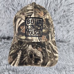 Built Ford Tough OSFA Green Camouflage Emboidered Hook & Loop Baseball Cap