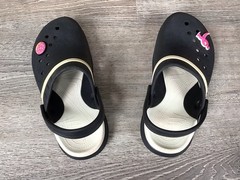 Crocs Modi Sport Black Slip On Sandals Women’s Size 6 Men’s 4 204143
