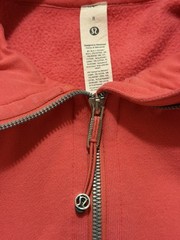 Lululemon Scuba Full Zip Cropped Hoodie Glaze Pink Size 8 Women’s