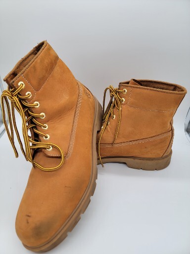 Timberland 6&Prime; Basic Waterproof Work Boot Brown Mens Sz 15 Good Condition
